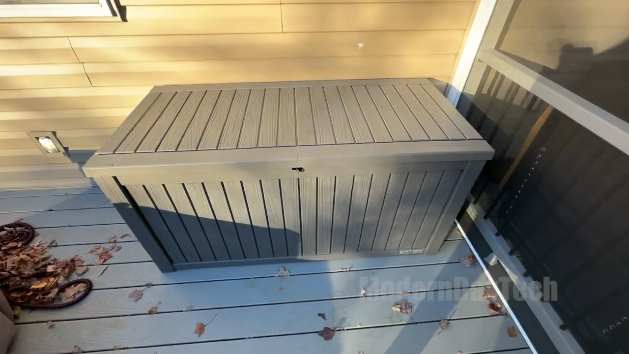 EAST OAK 180 Gallon Deck Box Review: Is This Big Outdoor Storage Box Worth It? — photo 1