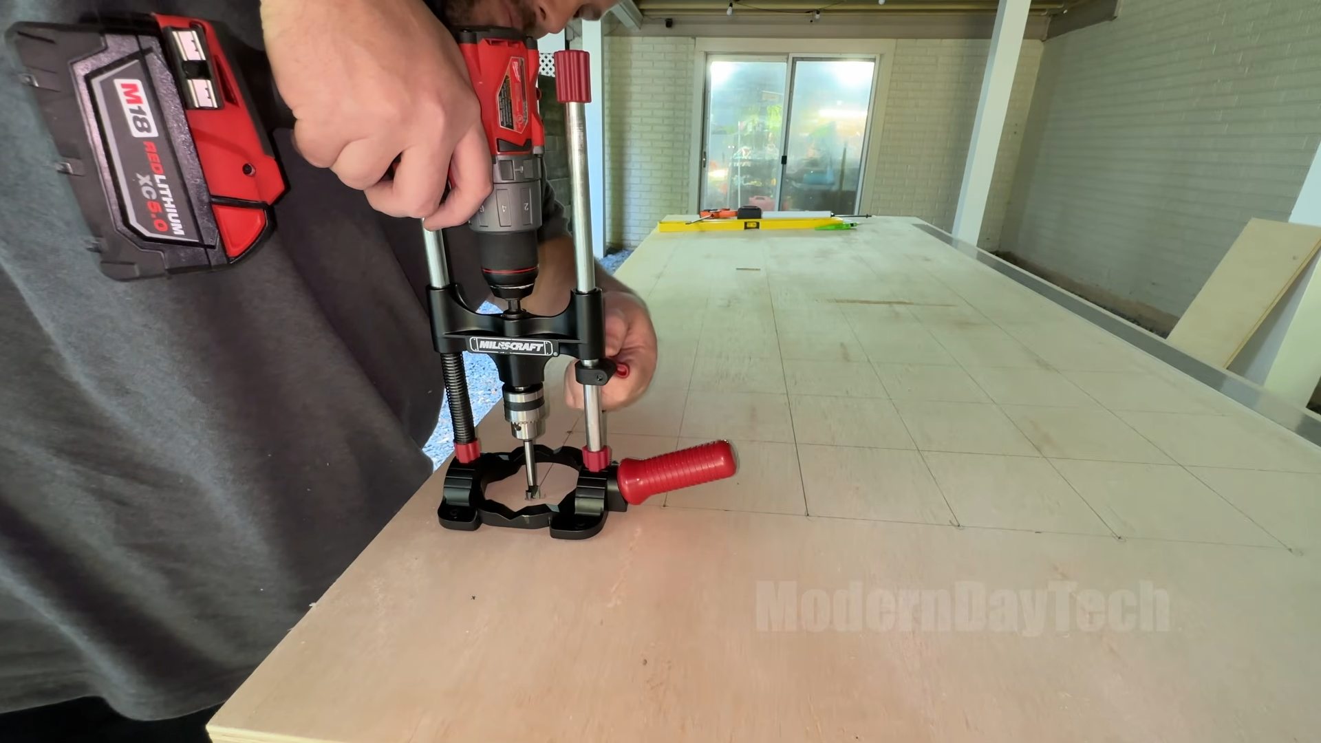 Milescraft DrillMate Portable Drill Guide Adjustable Precision Drilling Jig Review — photo 1